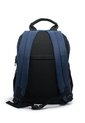 Morral Mediano Macoly 322 Lona Negro X Azul Oscuro de Macoly