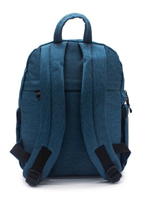 Morral Mediano Macoly 296 Lona Azul Petróleo Textil