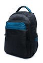 Morral Grande Macoly 268 Lona Negro  X Azul Petroleo de Macoly