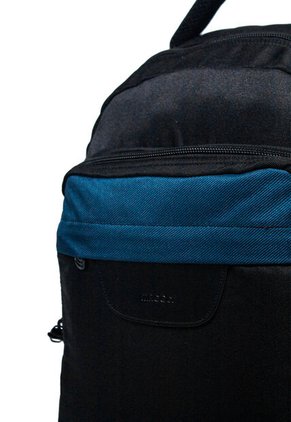 Morral Grande Macoly 268 Lona Negro  X Azul Petroleo