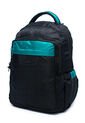Morral Grande Macoly 268 Lona Negro  X Verde Aguamarina de Macoly