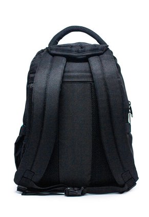 Morral Grande Macoly 268 Lona Negro  X Verde Aguamarina