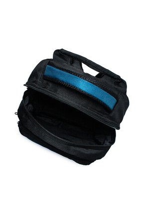 Morral Grande Macoly 268 Lona Negro  X Azul Petroleo