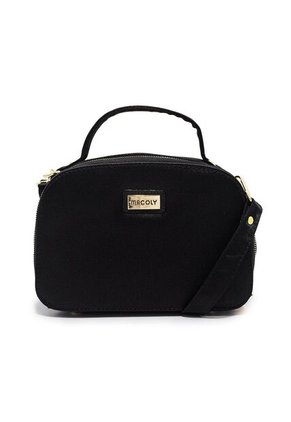 Cartera Manos Libres Macoly 809 Razzo Negro Oro
