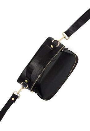 Cartera Manos Libres Macoly 809 Razzo Negro Oro
