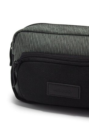 Canguro En Lona 292  Correa Corta Para Uso Manos Libres Negro X Gris Electron