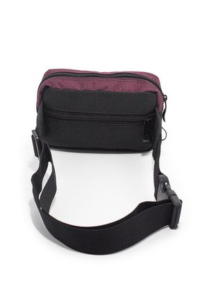 Canguro En Lona 292  Correa Corta Para Uso Manos Libres Negro X Vino