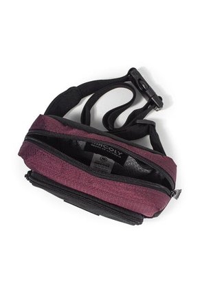 Canguro En Lona 292  Correa Corta Para Uso Manos Libres Negro X Vino