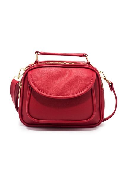Bolso Manos Libres Macoly 701  Denver Rojo