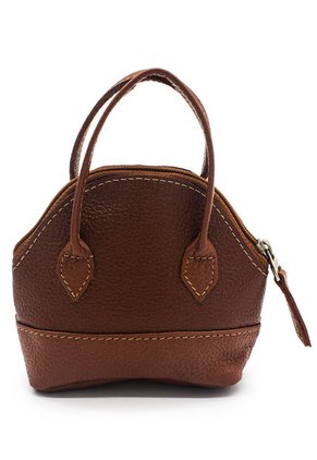 Monedero Cuero Tala Miel Manija Pajaros