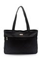 Bolso De Hombro Grande Macoly 774 Berlin Acolchado Negro de Macoly