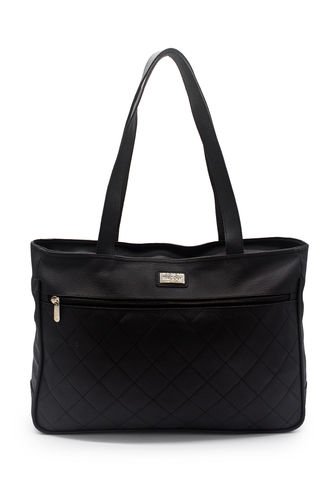 Bolso De Hombro Grande Macoly 774 Berlin Acolchado Negro Macoly