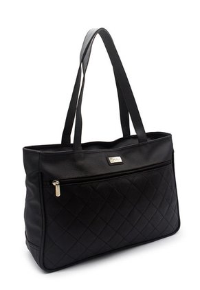 Bolso De Hombro Grande Macoly 774 Berlin Acolchado Negro