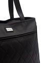 Bolso De Hombro Grande Macoly 774 Berlin Acolchado Negro de Macoly