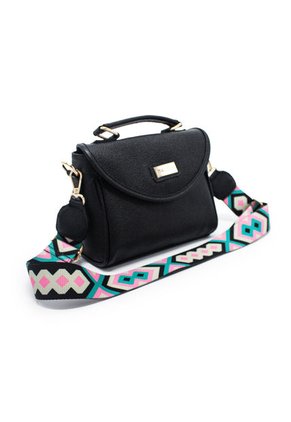 Bolso Manos Libres M876 Cuero X Reata Oro