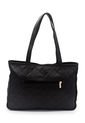 Bolso De Hombro Grande Macoly 774 Berlin Acolchado Negro de Macoly