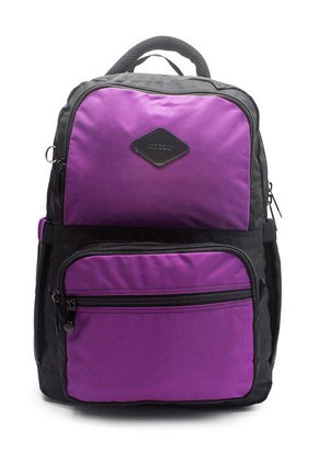 Morral Grande Macoly 297 Lona Negro X Morado