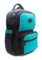 Morral Grande Macoly 297 Lona Negro X Verde Turquesa de Macoly