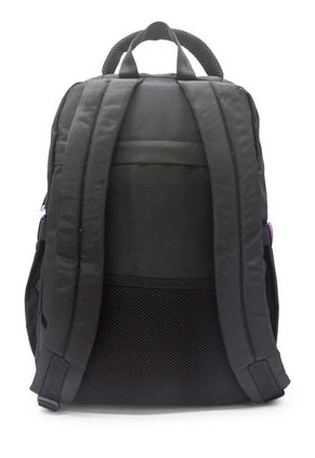 Morral Grande Macoly 297 Lona Negro X Morado