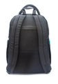 Morral Grande Macoly 297 Lona Negro X Verde Turquesa de Macoly