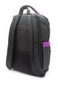 Morral Grande Macoly 297 Lona Negro X Morado de Macoly