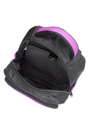 Morral Grande Macoly 297 Lona Negro X Morado