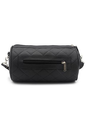 Bolso Manos Libres Cilindro Macoly 867 Berlin Acolchado Negro