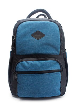 Morral Grande Macoly 297 Lona Negro X Azul Petroleo