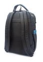 Morral Grande Macoly 297 Lona Negro X Azul Petroleo de Macoly