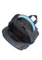 Morral Grande Macoly 297 Lona Negro X Azul Petroleo de Macoly
