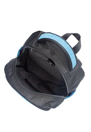 Morral Grande Macoly 297 Lona Negro X Azul Petroleo