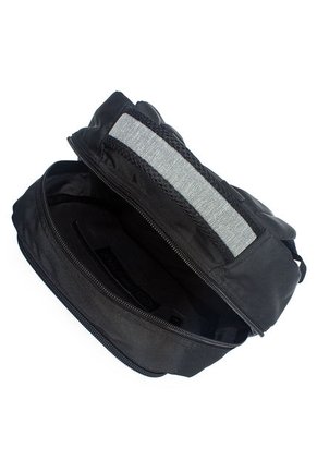 Morral Grande Macoly 297 Lona Negro X Gris