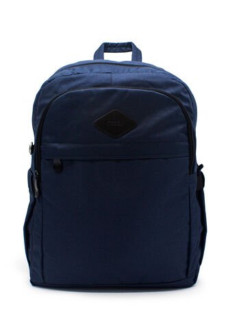 Morral Mediano 302 Macoly Lona Azul Oscuro Textil  Macoly