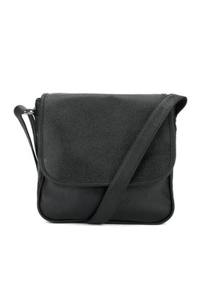Bolso Manos Libres Macoly 038 Cuero Negro Liso