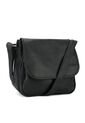 Bolso Manos Libres Macoly 038 Cuero Negro Liso de Macoly