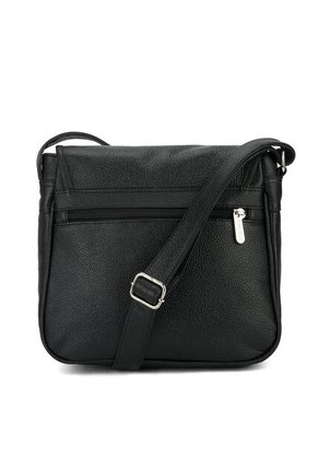 Bolso Manos Libres Macoly 038 Cuero Negro Liso
