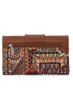 Billetera Grande A010 Cuero Miel