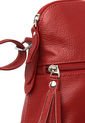 Bolso Manos Libres Macoly 789 Cuero Rojo de Macoly