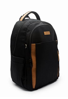 Morral 285 Macoly Lona Negro Satinado X Miel