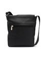 Bolso Manos Libres 1018 Cuero Negro Linea Miel de Macoly
