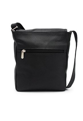 Bolso Manos Libres 1018 Cuero Negro Linea Miel