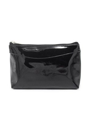Cosmetiquera, Monedero Y Porta Esferos Charol Negro