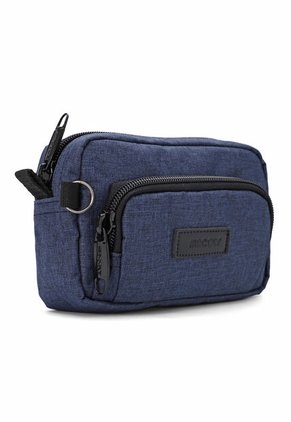 Canguro En Lona 292 Correa Corta Para Uso Riñonera Azul Textil