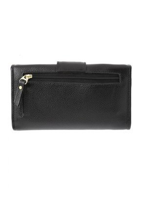 Billetera Grande Macoly 630 Cuero Negro Liso