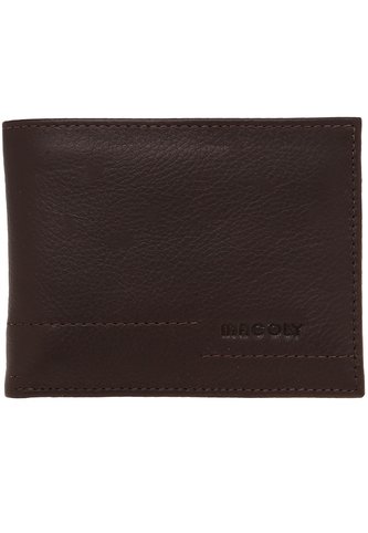 Billetera Hombre 307 En Cuero Cafe Macoly