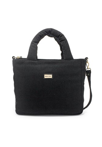 Bolso De Hombro Manos Libres Macoly 884 Siena Negro Macoly