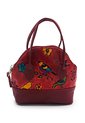 Monedero Cuero Tala Rojo Manija Pajaros de Macoly