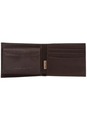 Billetera Hombre 307 En Cuero Cafe