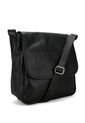 Bolso Manos Libres Macoly 037 Cuero Negro Liso de Macoly