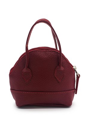 Monedero Cuero Tala Rojo Manija Pajaros